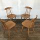 Series of 4 chairs