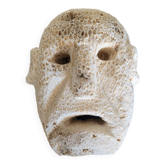 Ancestor mask in natural coral - East Timor