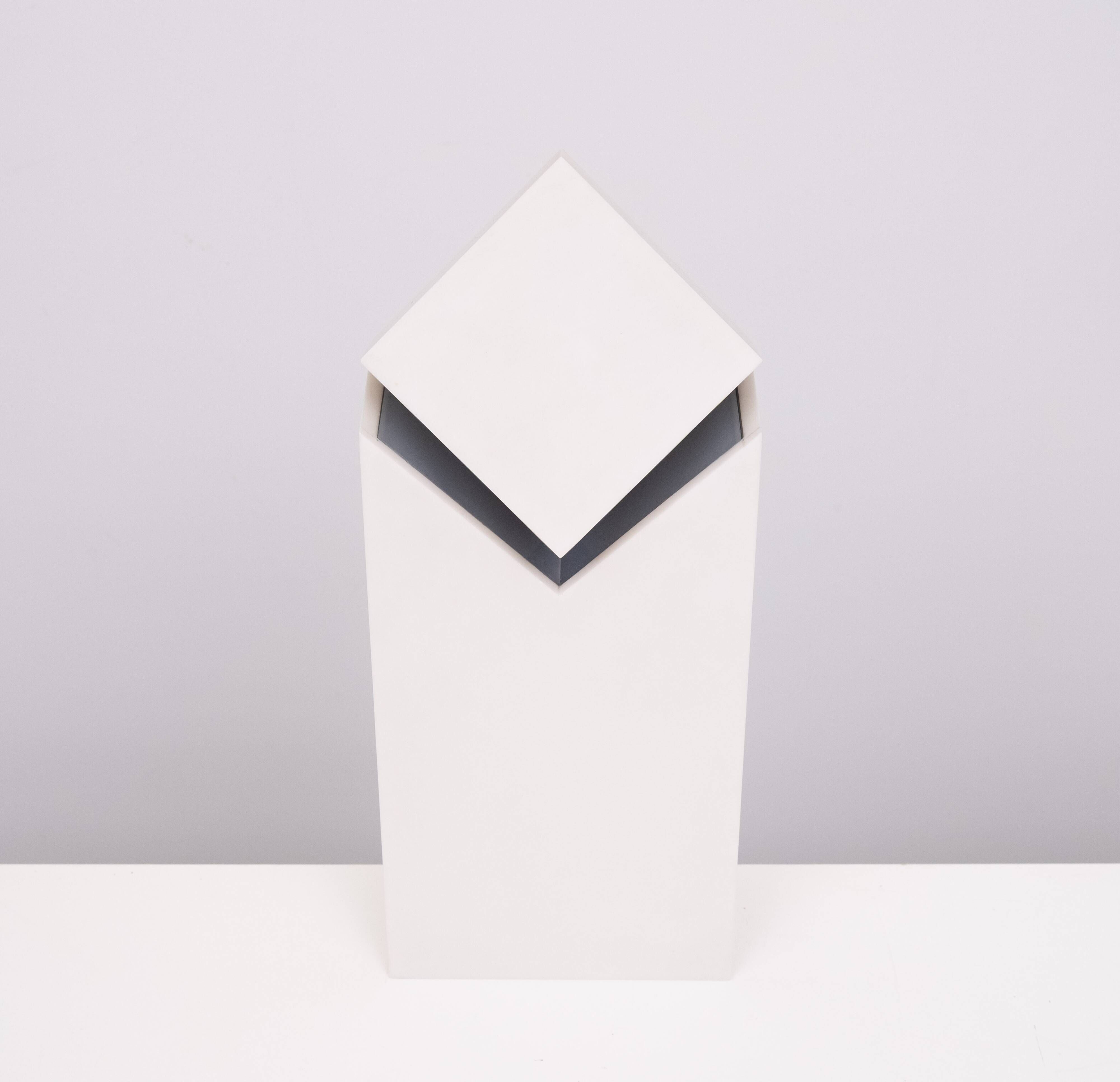 v.d.Made Modern Table Lamp, Hand-Crafted Synthetic, Netherlands, 1980s
