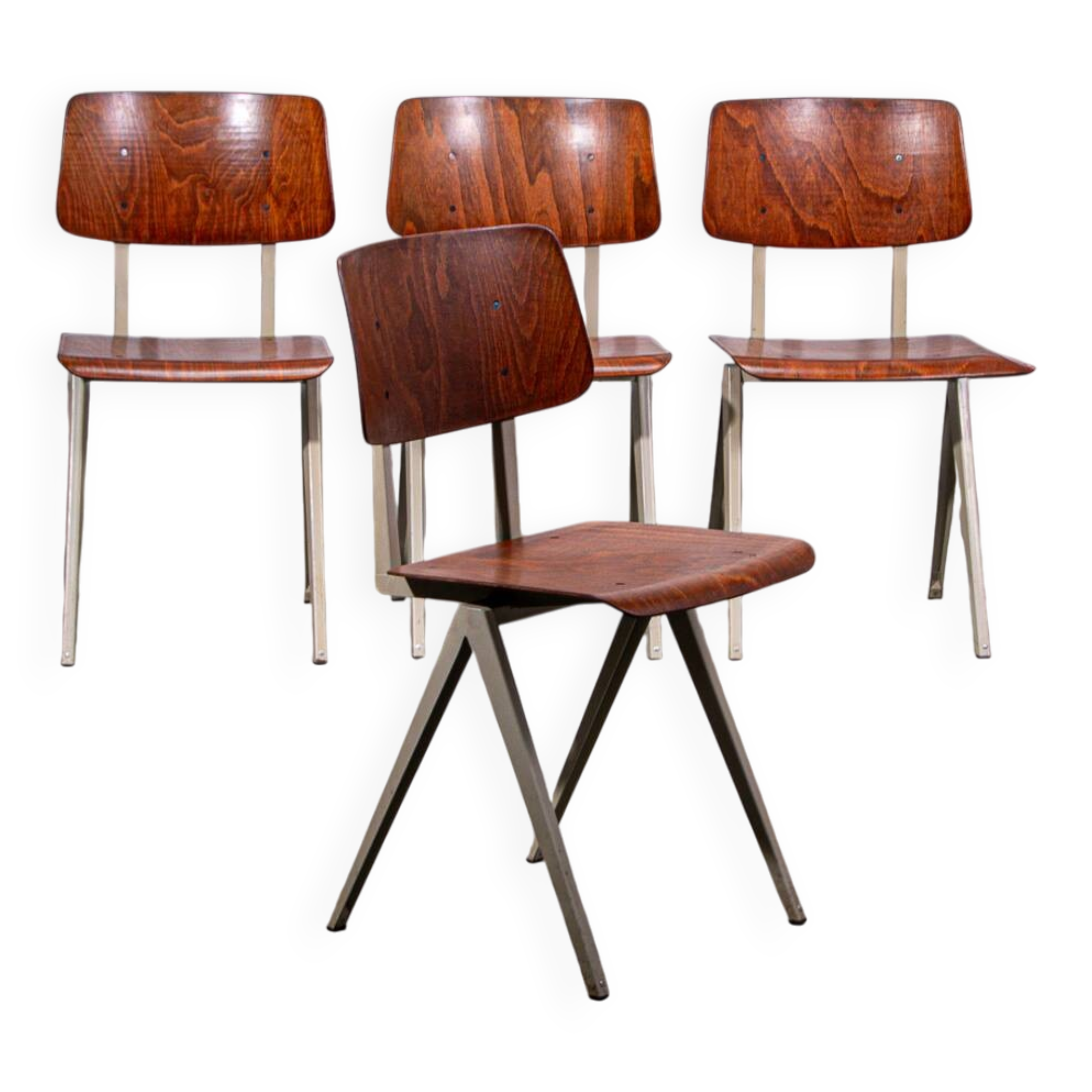Chaise S16 par Galvanitas. Environ 1970.