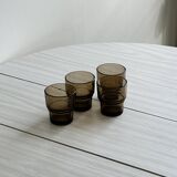 Old smoked glasses.