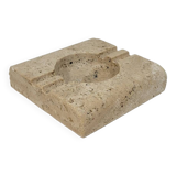 Large vintage travertine ashtray Fratelli Mannnelli Italy 1970s