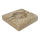 Large vintage travertine ashtray Fratelli Mannnelli Italy 1970s