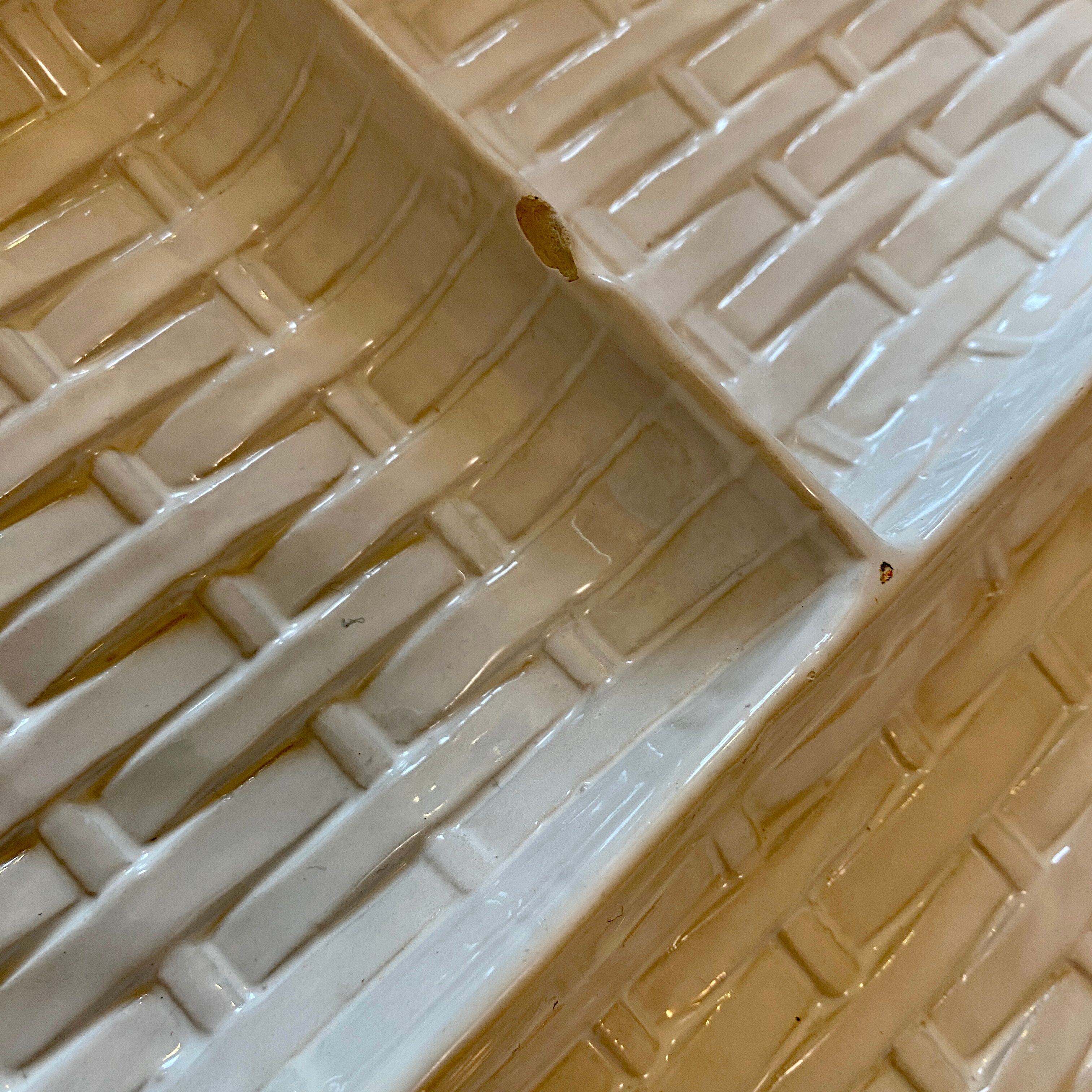 Vintage dish in slip