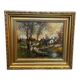 Oil painting on canvas C. Dumont