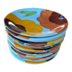 12 dessert plates 1970s Castellania Italy