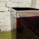 Vintage umbrella door in plexiglass and chrome