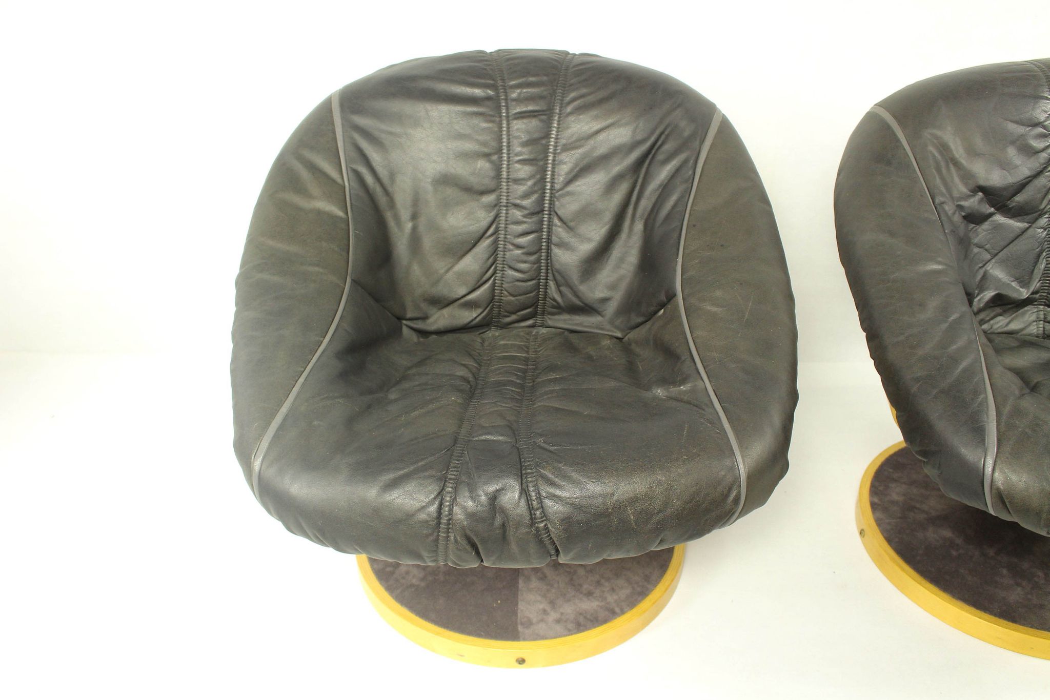 Pair of vintage norwegian lounge chair from Söda Galvano, 1970s
