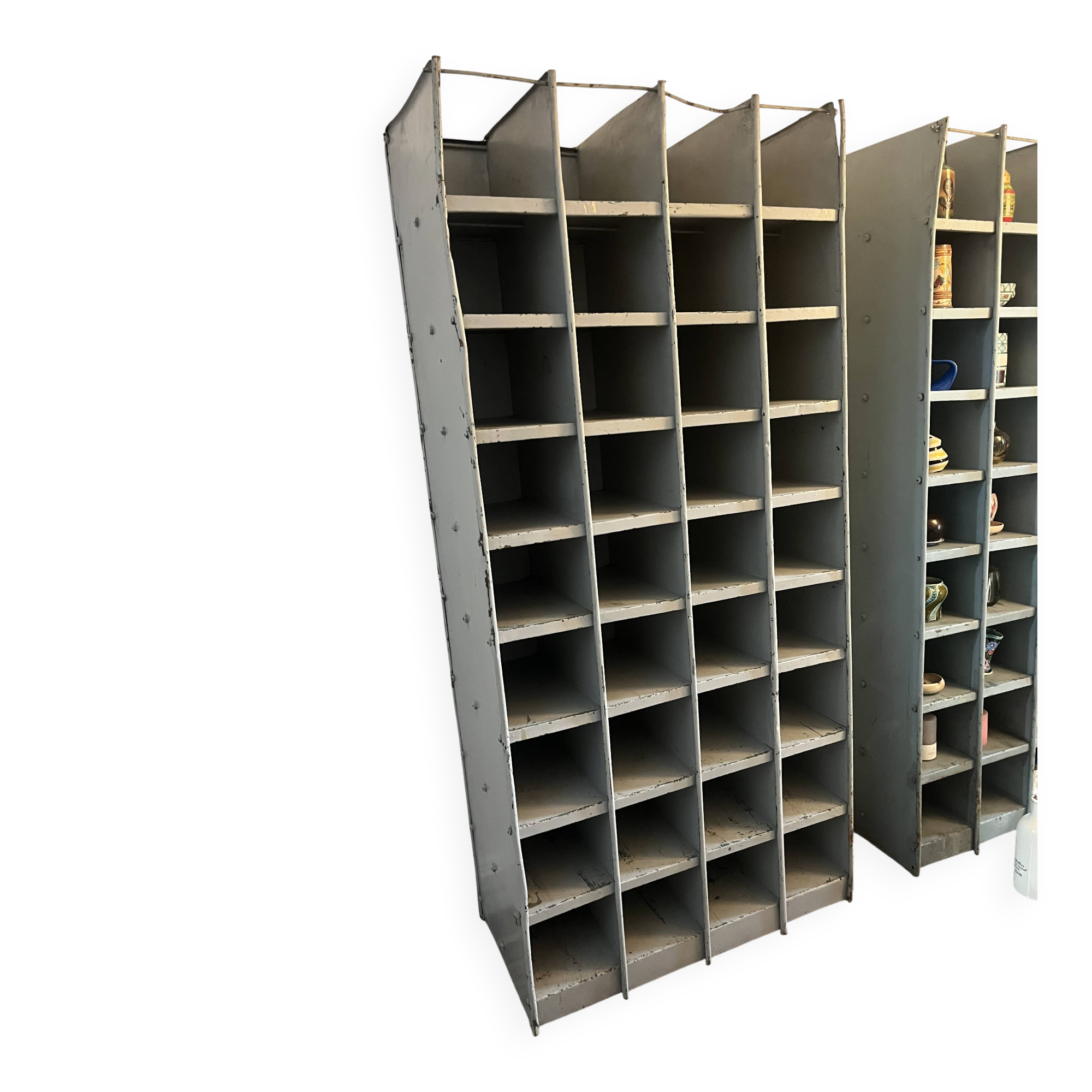 Old postal sorting furniture