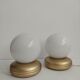 Paire de lampes de chevet vintage