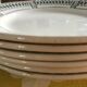 Lot of 6 plates Longwy model Toulon