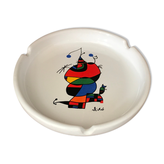 Ashtray signed Miro