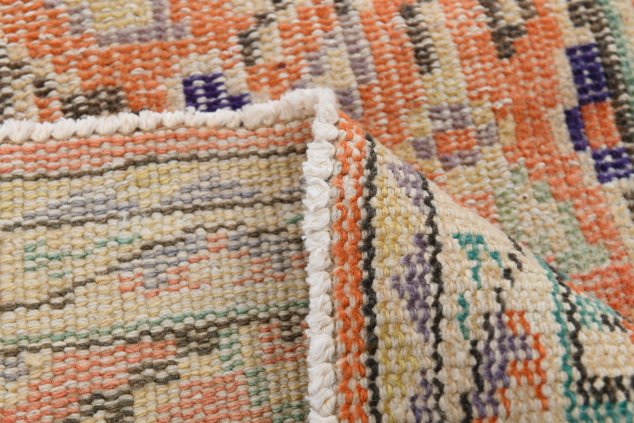 Vintage runner rug, 74x314cm