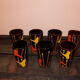 Lot de 7 mazagrans vintage tasses grande taille