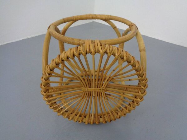 Bamboo Stool, Italy, 1960s
