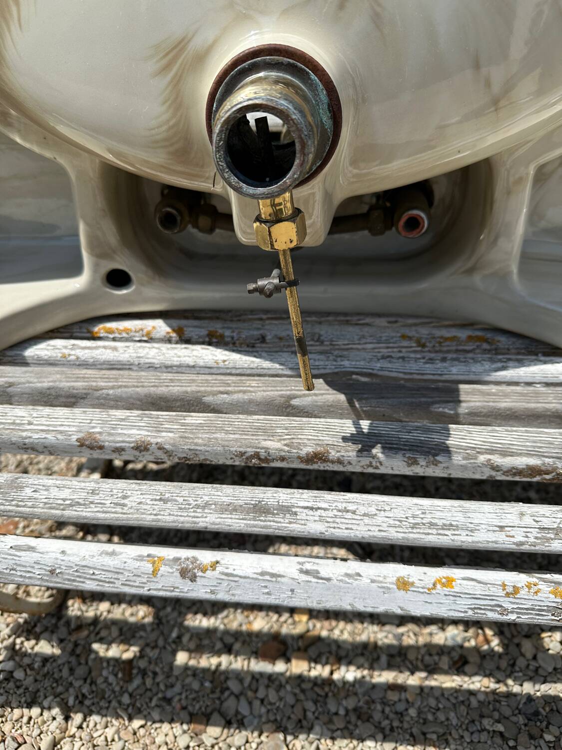 Vintage marble washbasin - Ideal Standard