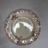 Assiette passiflore en porcelaine