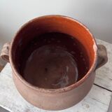 Old terracotta pot