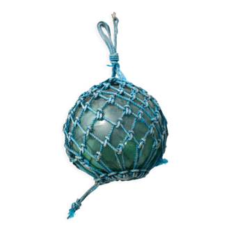 Blown glass fishing float ball