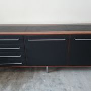 Rare row of wood and leatherette of the 60s 70s