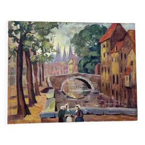 Tableau ancien signé