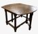 Table de ferme en bois massif à abattants