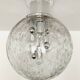 Large Ice Glass Flush Lamp by Doria