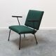 Modernist pair of '1401' easy chairs by Wim Rietveld for Gispen, 1954