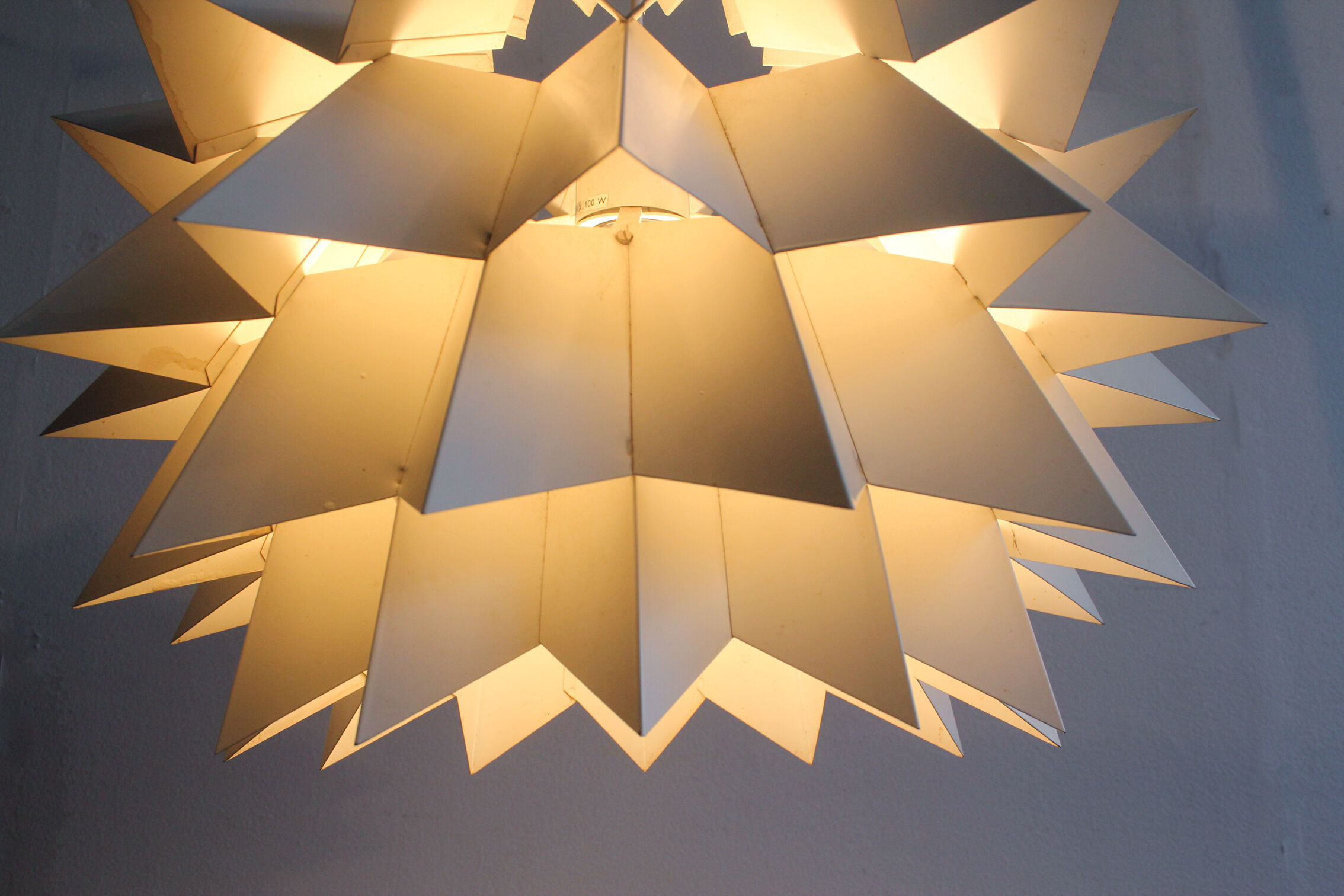 1960 ceiling light Anton Fogh Holm & Alfred J. Andersen für Nordisk Solar
