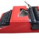 Machine a ecrire olivetti oxford s rouge
