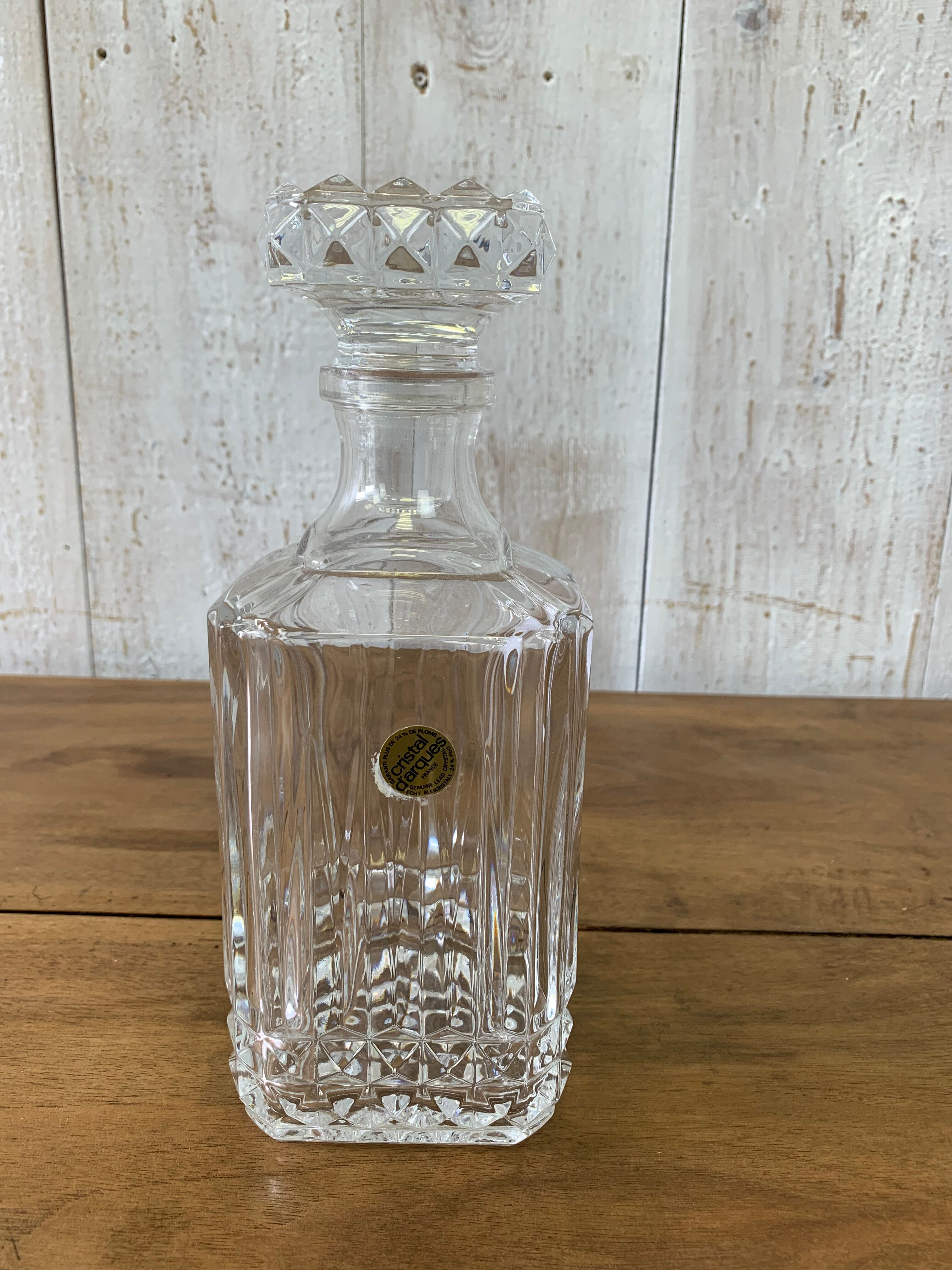 Crystal whisky decanter
