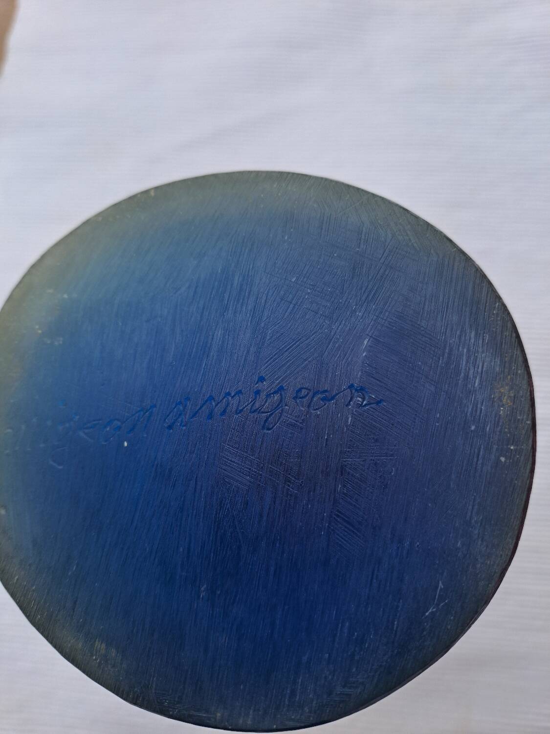 6 resin and gilded metal cups, Migeon and Migeon