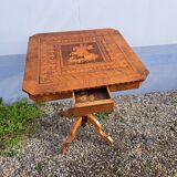 Marquetry console