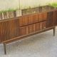 Grundig Scandinavian Hifi sideboard in wood and lacquered rosewood