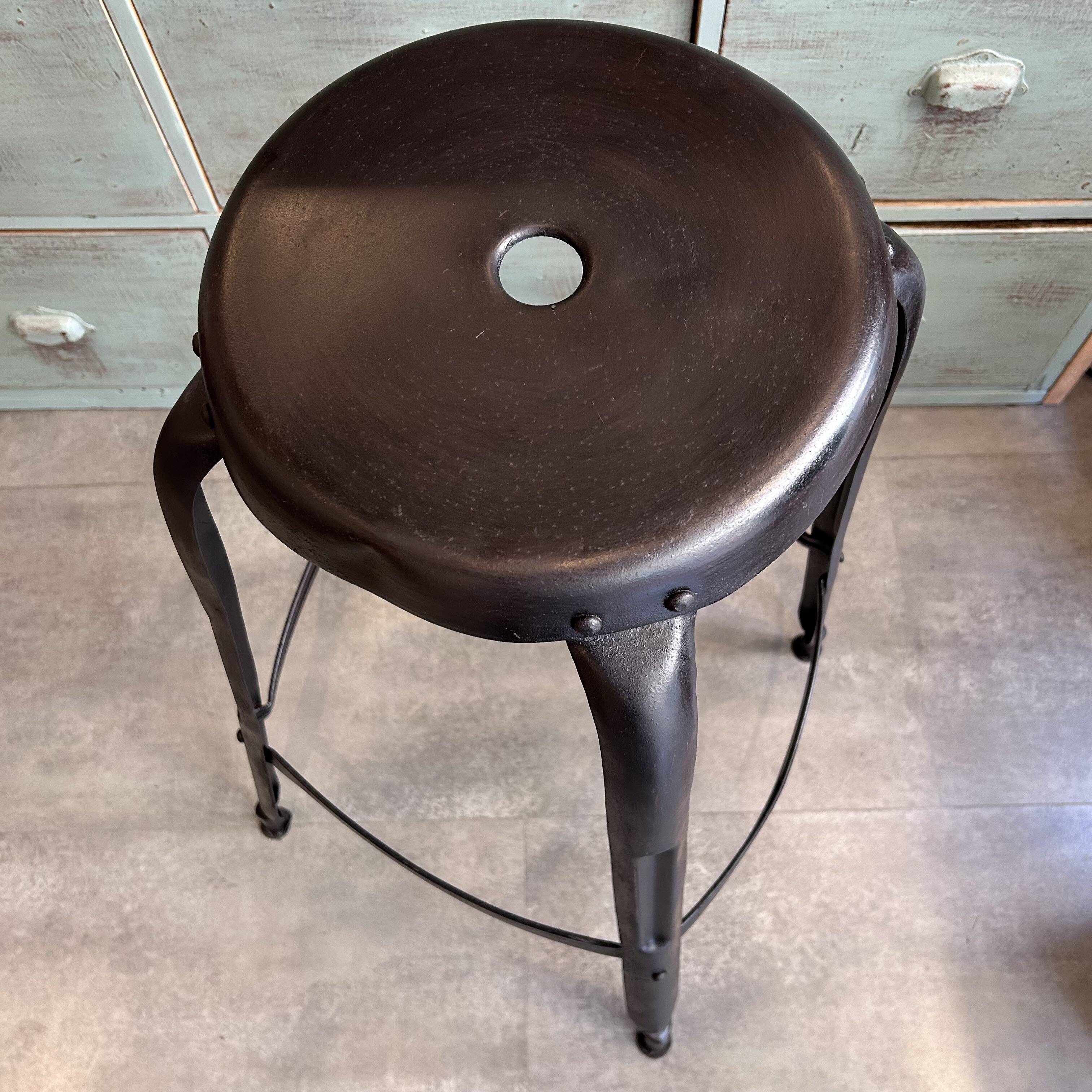 Industrial bar stool