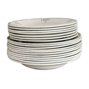 Green iron earth plate set