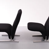 F780 Concorde Lounge Chairs by Pierre Paulin for Artifort in New Upholstery