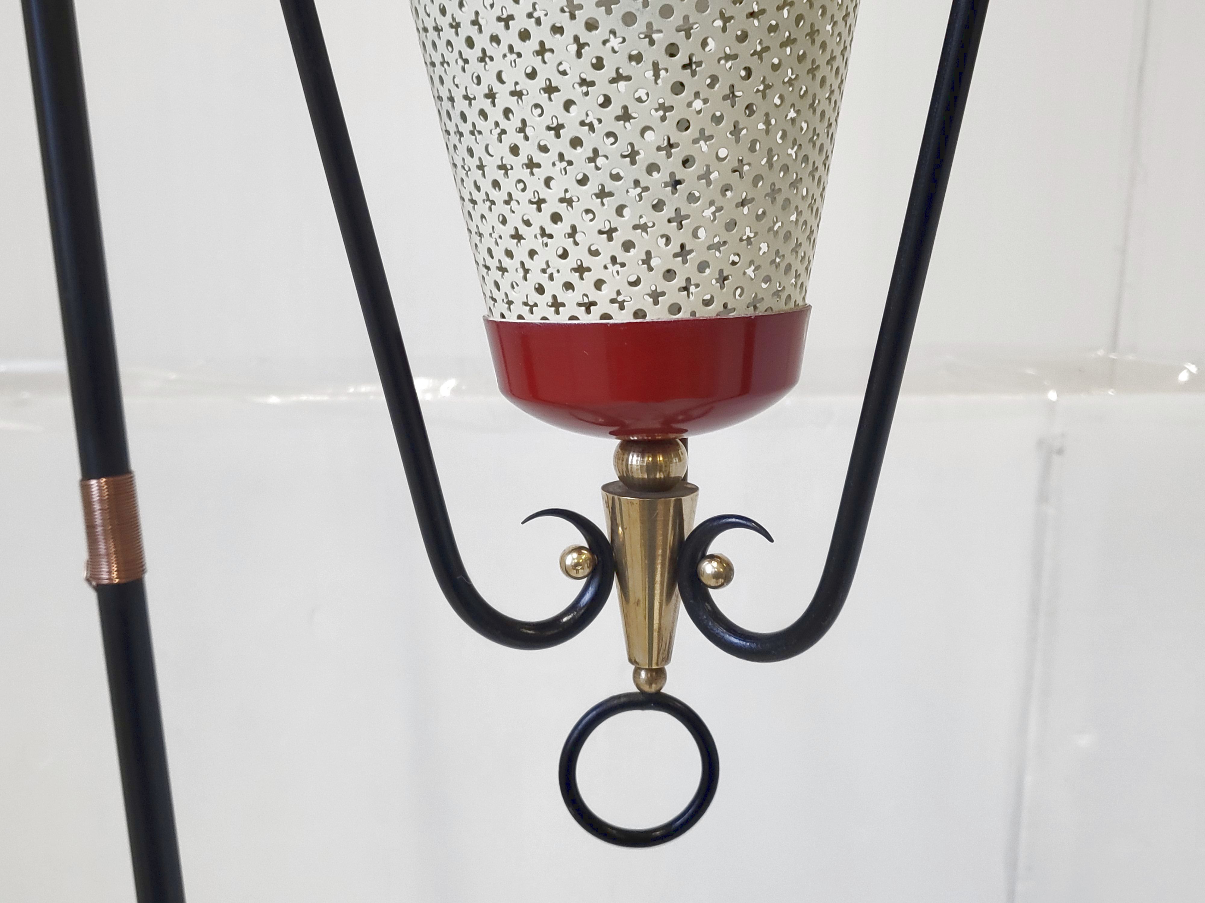 Floor lamp house Arlus vintage 1950