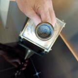 Spanish candle holder eighteenth bronze