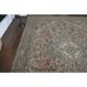 1960s Vintage Persian Handmade Wool Orange Area Rug 280x381