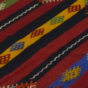 Anatolian handmade kilim rug 332 cm x 114 cm