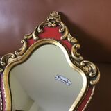 Gold and red mirror brand Deknudt