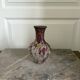 Ancient Blown Glass Vase Mouth Glassware France "Blue Lagoon BC" Bordeaux
