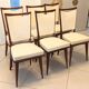 Vintage compass and leatherette chairs