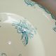 3 vintage ironstone soup plates by L&G, Oeillets pattern 220524
