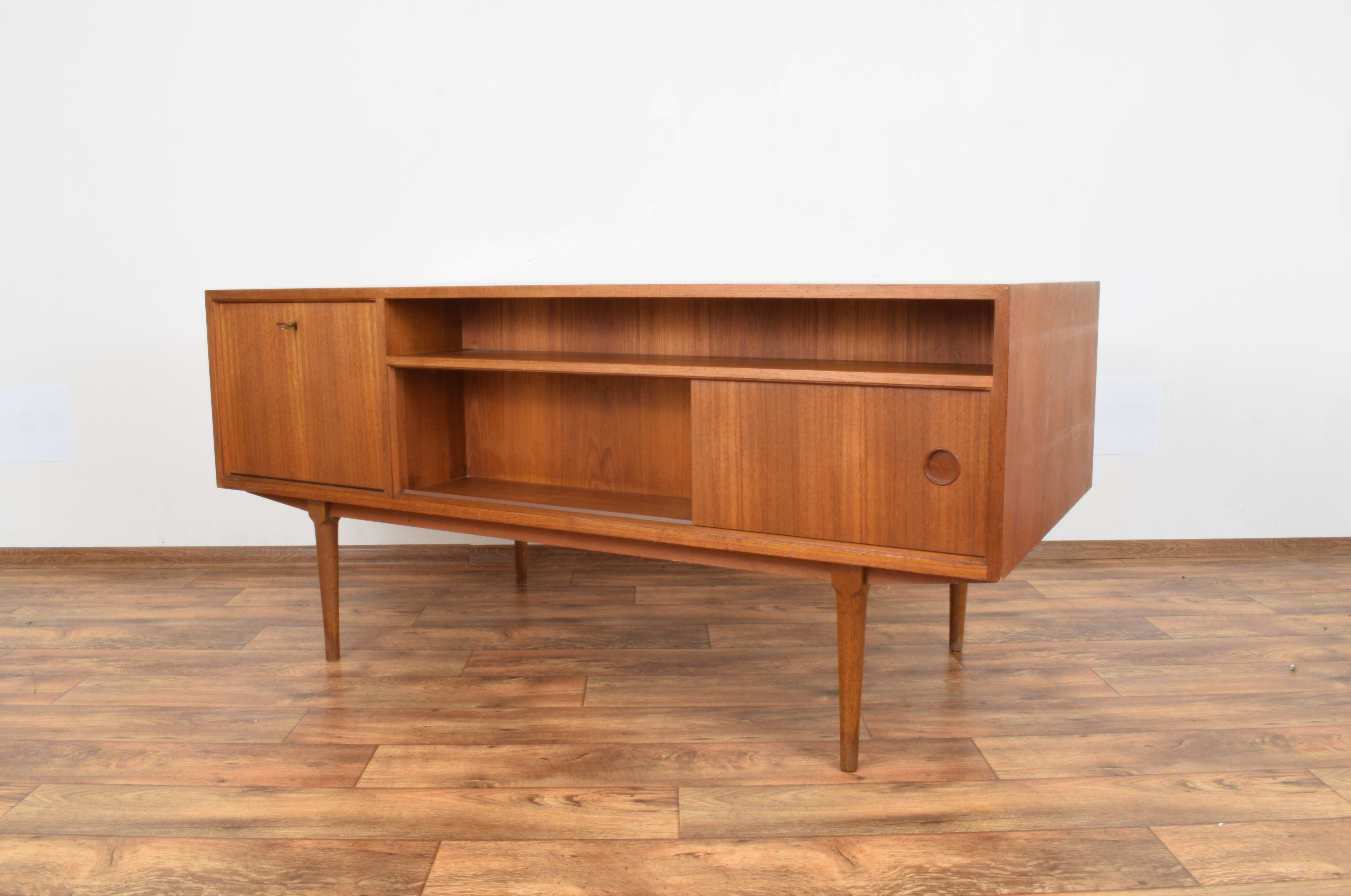 Mid-century Danish teak desk, 1960s