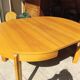 Table and six chairs in elm. Vintage