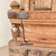 Door & old Indian balcony from Rajasthan in solid teak