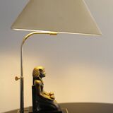 Table lamp Hollywood Regency Pharaoh of the '70s, excellent conditions