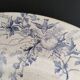 Flat plate or serving dish in Creil and Montereau earthenware, Linotte model